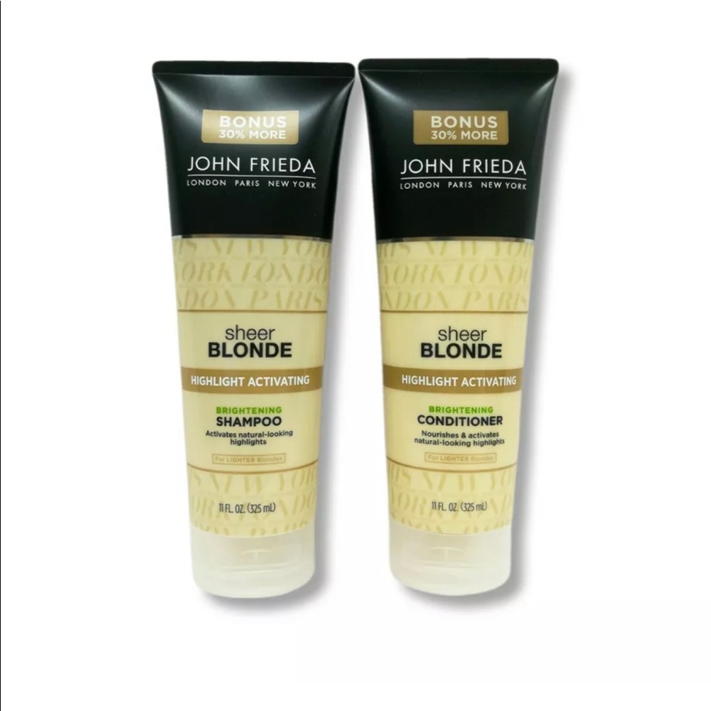 John Frieda Sheer Blonde Highlight Activating Brightening DUO, 11 oz/each